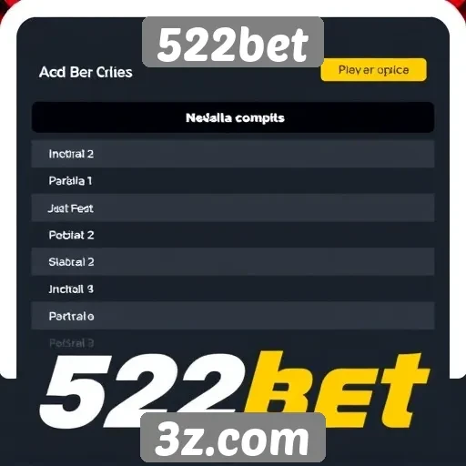 Comparação da usabilidade do site 522bet com concorrentes